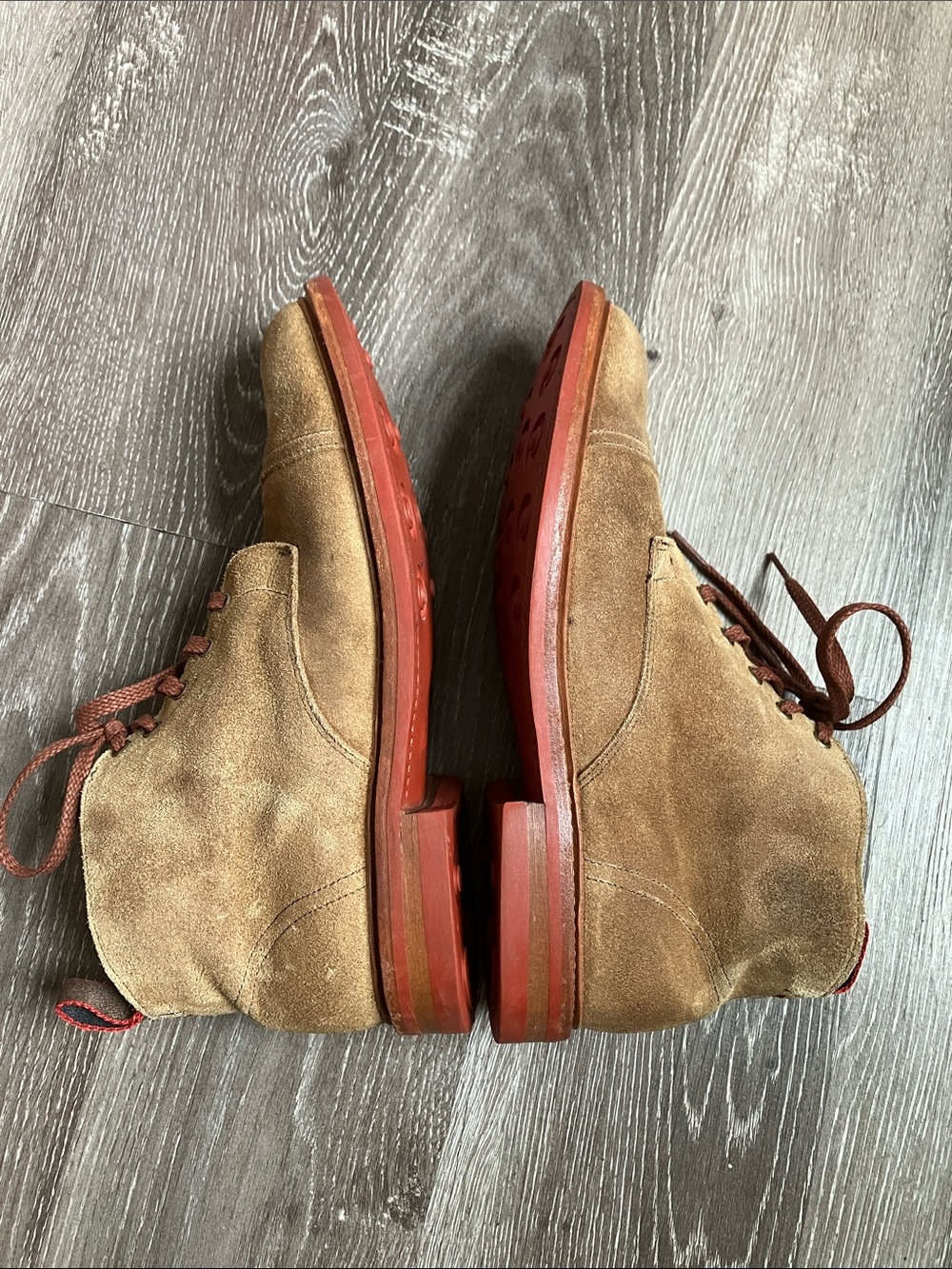 Allen Edmonds Patton Weatherproof Suede Cap-Toe Boots - Picture 10 of 17